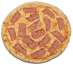 Prosciutto pizza